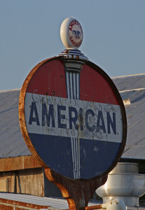 American Oil Sign+